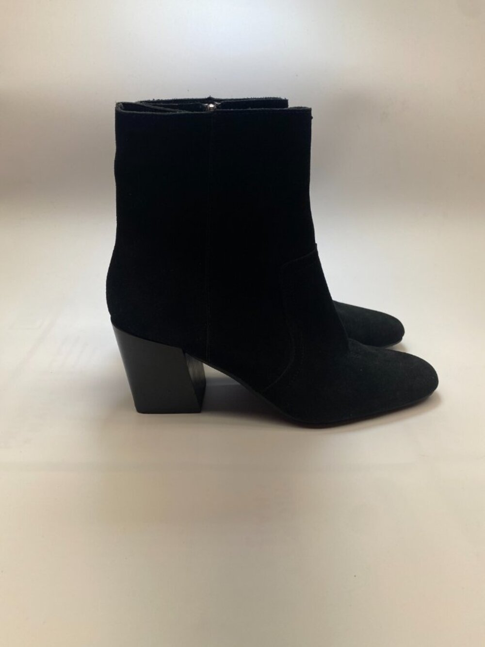 Blondo Womens Sadie Waterproof Black Suede Heel Boot Sz 10